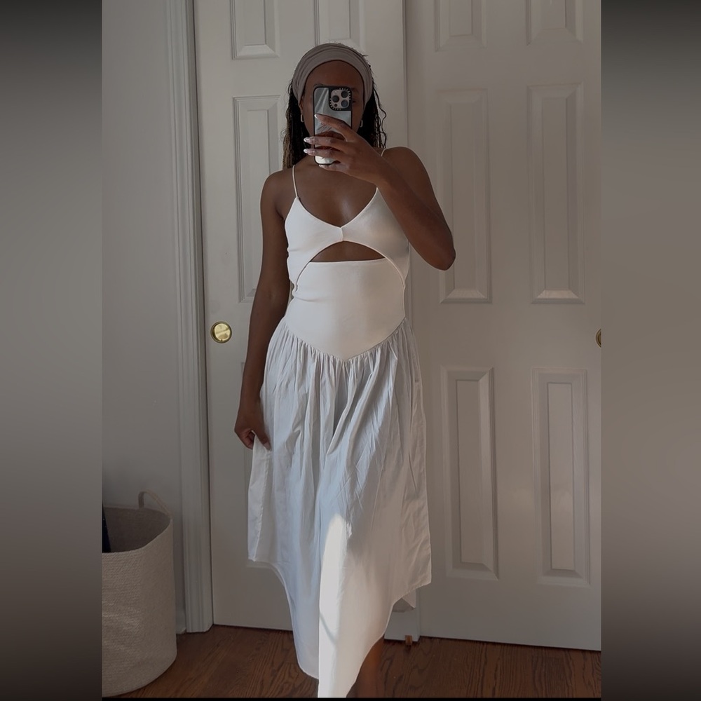 Zara Cutout Combination Dress - Picture 3 of 10